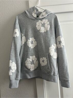 Denim Tears Grey Hoodie Size Medium